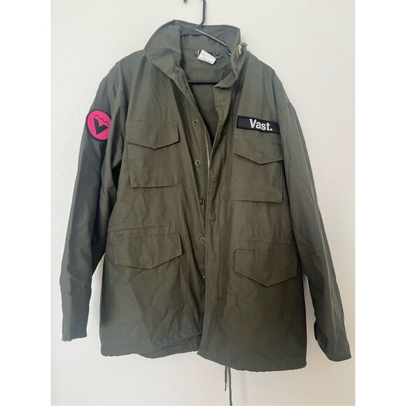 Vast. Green Military-Style Jacket NEW - Picture 1 of 9